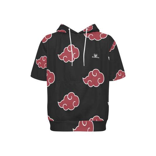 Naruto Black Short Sleeve Hoodie