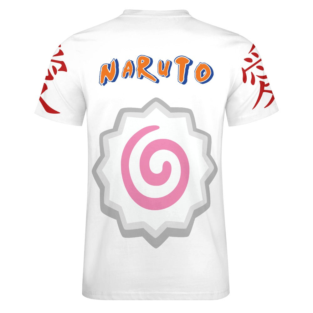 Naruto White Cotton T-shirt