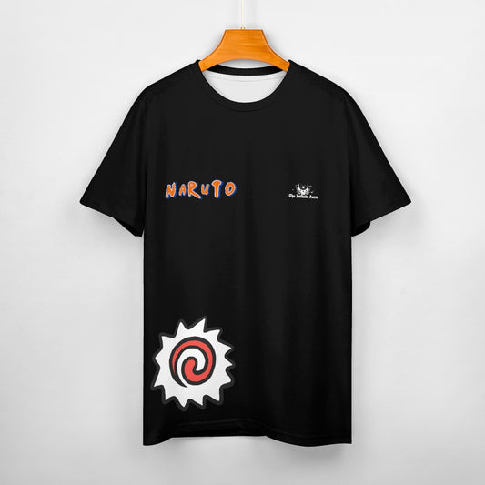 Naruto Black Cotton T-shirt