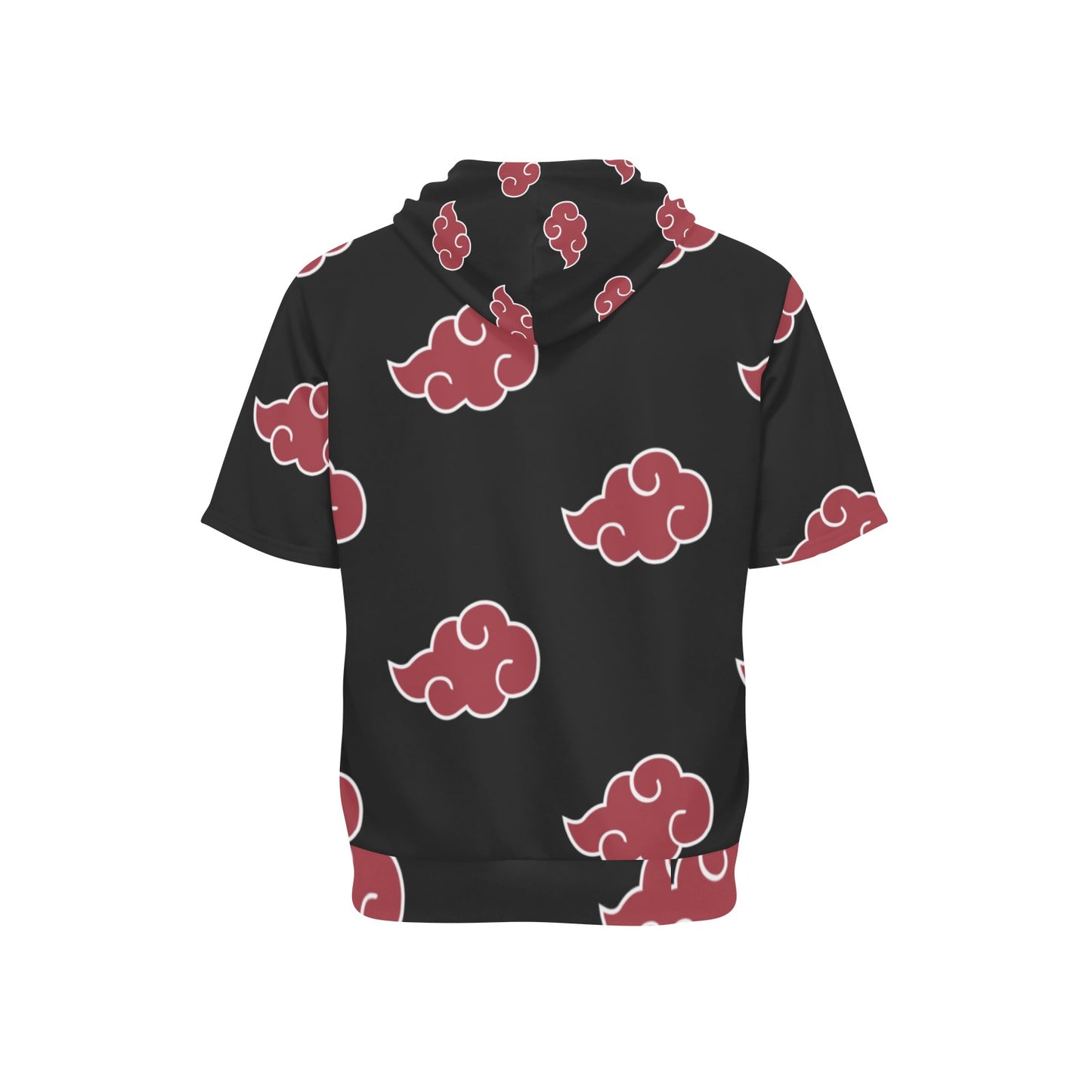 Naruto Black Short Sleeve Hoodie