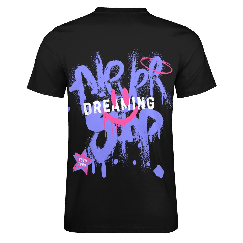 No Limits Black Cotton T-shirt