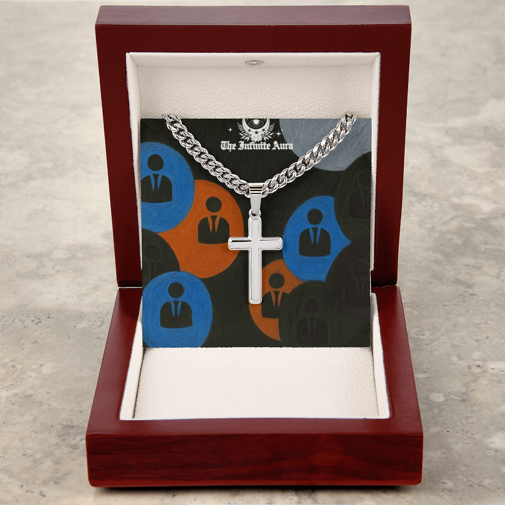 Cuban Link Chain with Artisan Cross