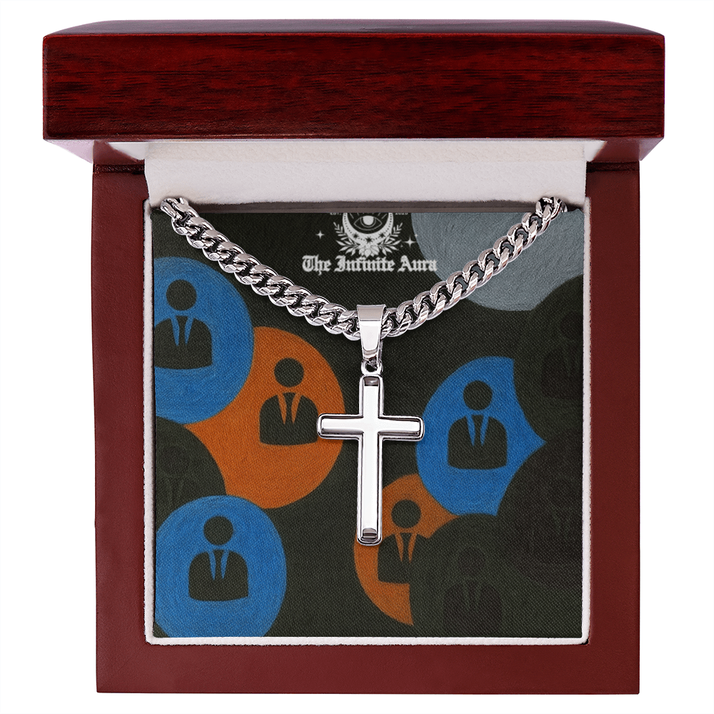 Cuban Link Chain with Artisan Cross