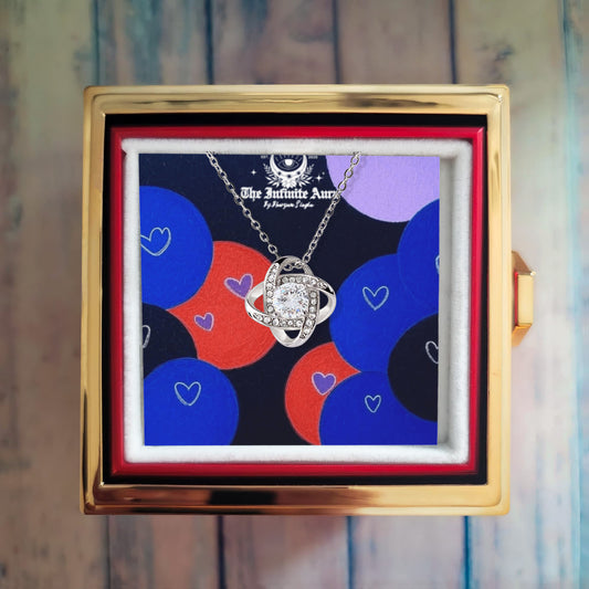 Love Knot with Rotating Rose Box