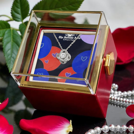 Love Knot with Rotating Rose Box